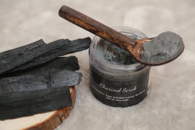 charcoal scrub