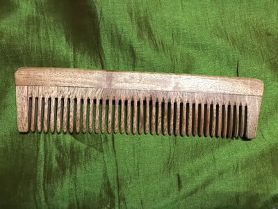 wooden comb